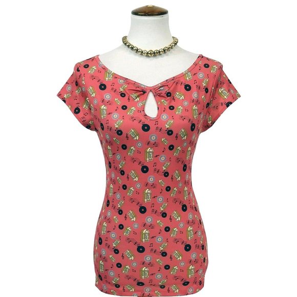 Lindy Bop Dido Jukebox Top - Picture 2 of 8